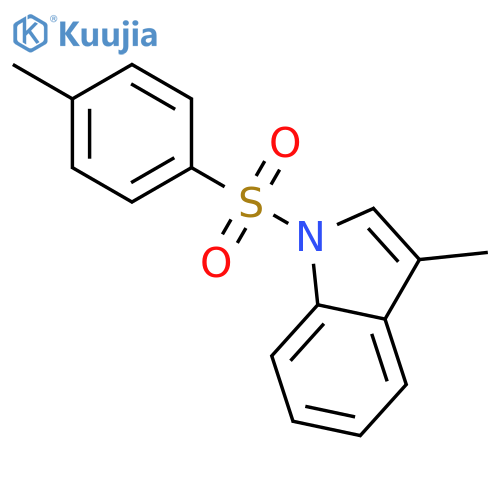 1H-Indole, 3-methyl-1-[(4-methylphenyl)sulfonyl]- structure
