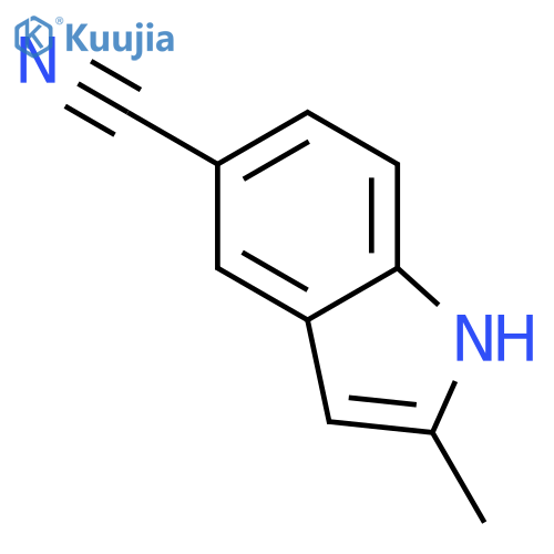 1H-Indole-5-carbonitrile,2-methyl- structure