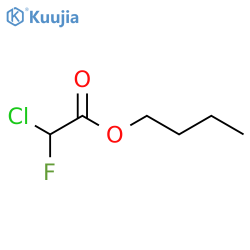 Acetic acid,2-chloro-2-fluoro-, butyl ester structure
