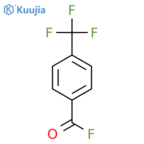 Benzoyl fluoride,4-(trifluoromethyl)- structure