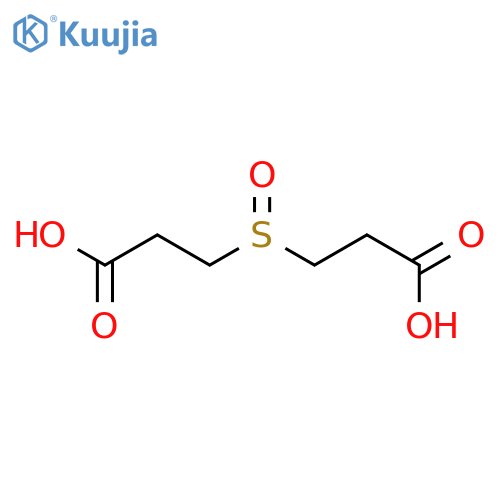 3-(2-carboxyethanesulfinyl)propanoic acid structure
