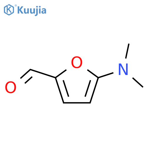 5-(dimethylamino)furan-2-carbaldehyde structure