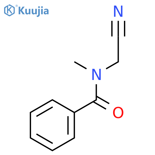 N-(cyanomethyl)-N-methylbenzamide structure