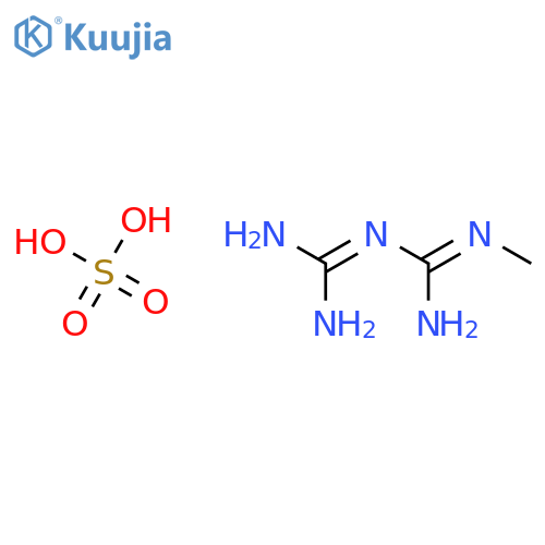 1-Methyl Biguanide SulfateMetformin EP Impurity E Sulfate structure