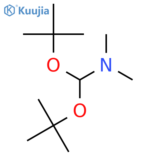 [bis(tert-butoxy)methyl]dimethylamine structure