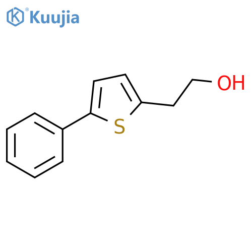 2-(5-phenylthiophen-2-yl)ethan-1-ol structure