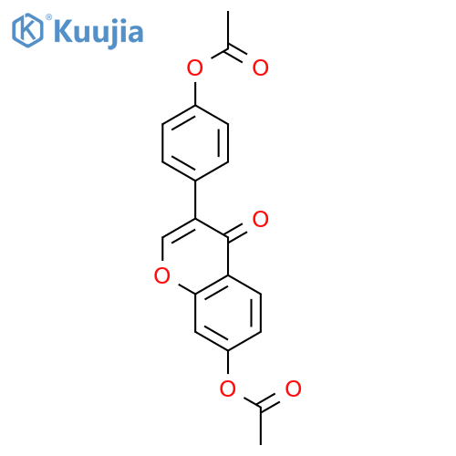 Daidzein diacetate structure