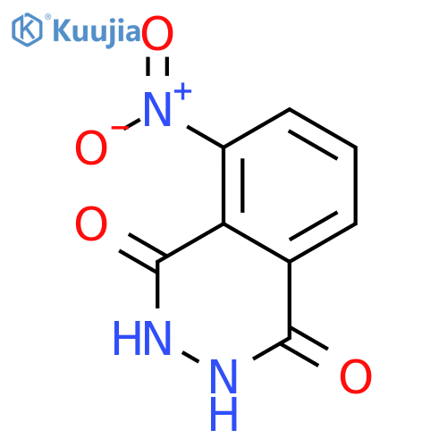 5-Nitro-2,3-dihydrophthalazine-1,4-dione structure