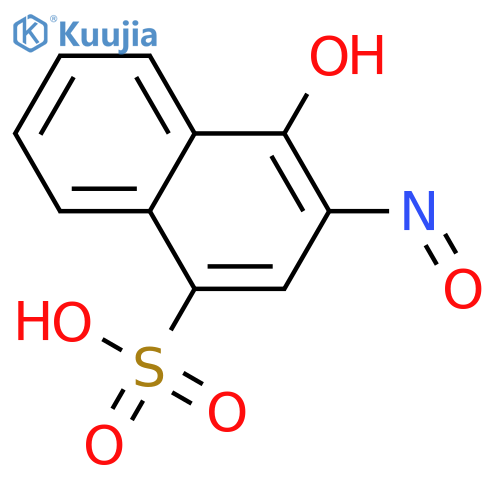 1-Naphthalenesulfonic acid, 4-hydroxy-3-nitroso- structure