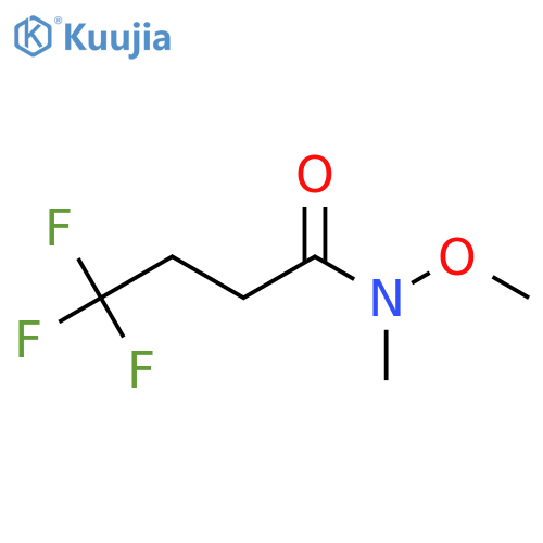 4,4,4-trifluoro-N-methoxy-N-methylbutanamide structure