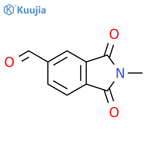 1H-Isoindole-5-carboxaldehyde, 2,3-dihydro-2-methyl-1,3-dioxo- structure