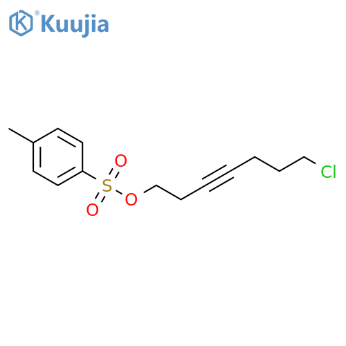 3-Heptyn-1-ol, 7-chloro-, 4-methylbenzenesulfonate structure