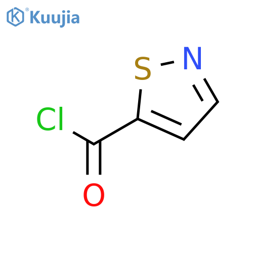 1,2-thiazole-5-carbonyl chloride structure