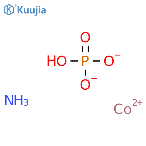 Phosphoric acid,ammonium cobalt salt (9CI) structure