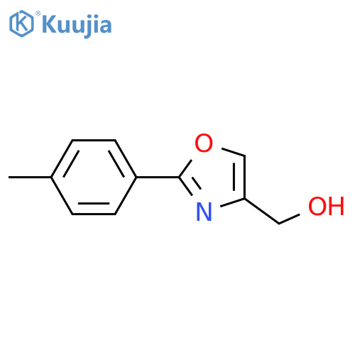 (2-p-Tolyl-oxazol-4-yl)-methanol structure