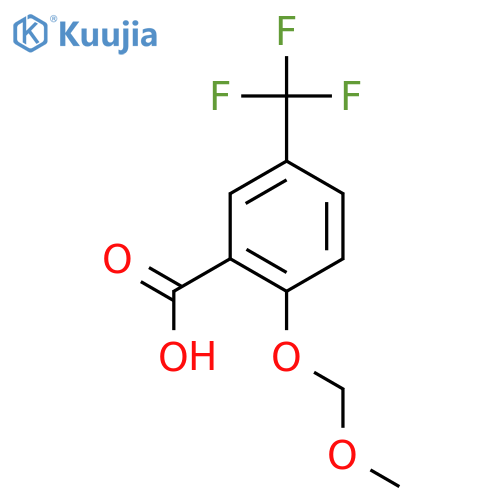 2-(Methoxymethoxy)-5-(trifluoromethyl)benzoic acid structure