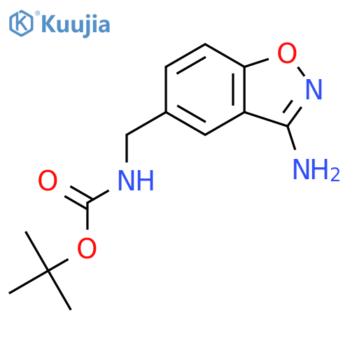 TERT-BUTYL (3-AMINOBENZODISOXAZOL-5-YL)METHYLCARBAMATE structure