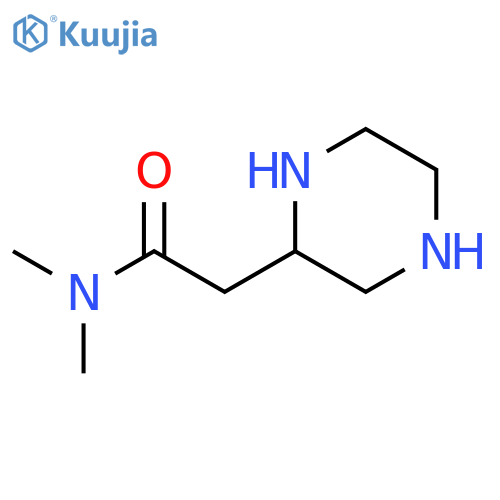 2-Piperazineacetamide,N,N-dimethyl-(9CI) structure