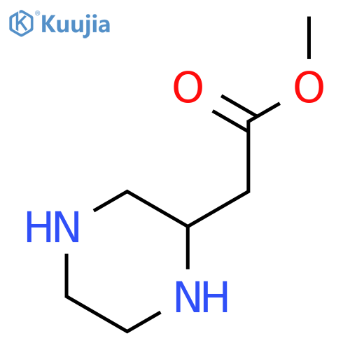 methyl 2-piperazin-2-ylacetate structure