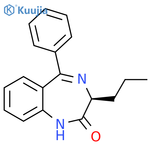 2H-1,4-Benzodiazepin-2-one, 1,3-dihydro-5-phenyl-3-propyl-, (3S)- structure