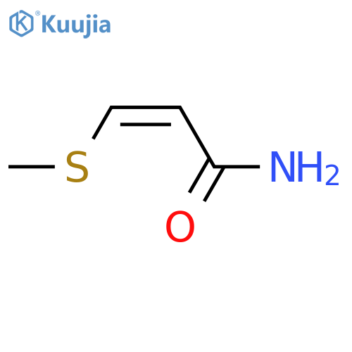 2-Propenamide, 3-(methylthio)-, (2E)- structure