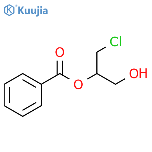 1,2-Propanediol, 3-chloro-, 2-benzoate structure