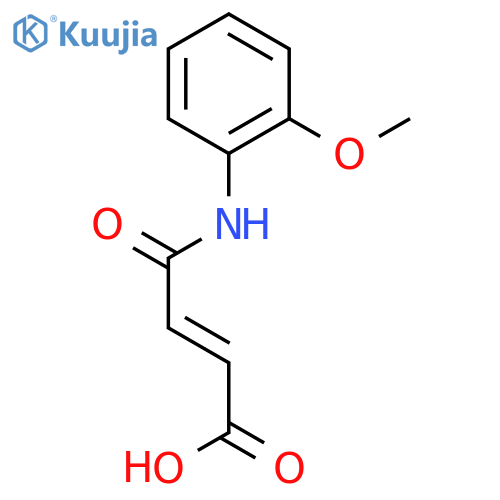 (2E)-4-(2-methoxyphenyl)amino-4-oxobut-2-enoic Acid structure