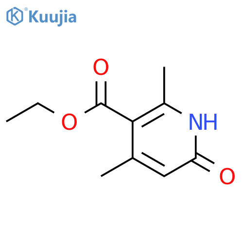 Ethyl 2,4-dimethyl-6-oxo-1,6-dihydropyridine-3-carboxylate structure