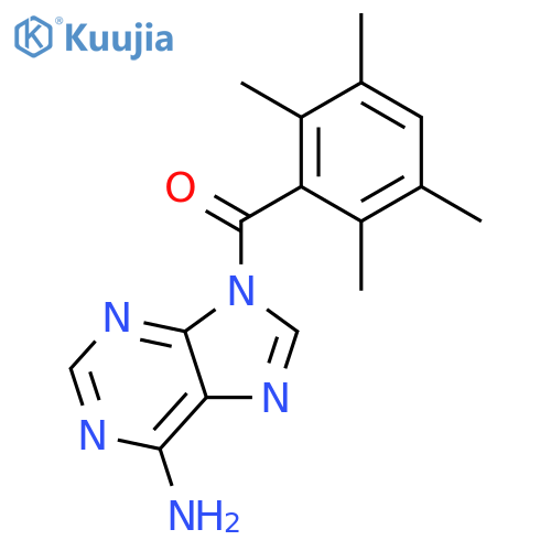 Methanone,(6-amino-9H-purin-9-yl)(2,3,5,6-tetramethylphenyl)- structure