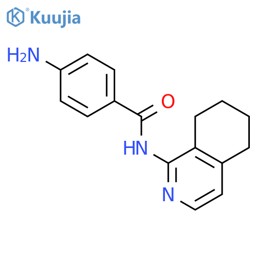 Benzamide,4-amino-N-(5,6,7,8-tetrahydro-1-isoquinolinyl)- structure