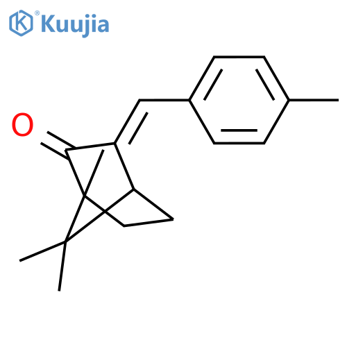 4-Methylbenzylidene camphor (Synonyms: 4-MBC; Enzacamene) structure