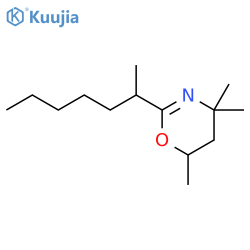 2-heptan-2-yl-4,4,6-trimethyl-5,6-dihydro-1,3-oxazine structure