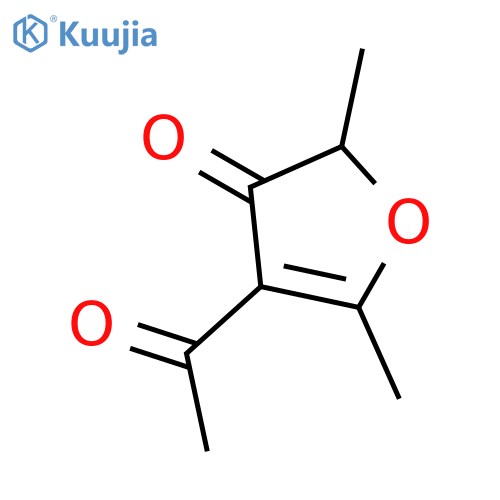 4-Acetyl-2,5-dimethylfuran-3(2H)-one structure