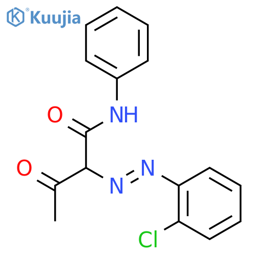 Butanamide, 2-[(2-chlorophenyl)azo]-3-oxo-N-phenyl- structure