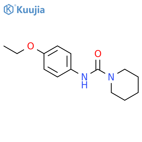1-Piperidinecarboxamide, N-(4-ethoxyphenyl)- structure