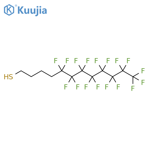 1-Dodecanethiol,5,5,6,6,7,7,8,8,9,9,10,10,11,11,12,12,12-heptadecafluoro- structure