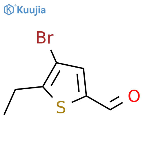 4-Bromo-5-ethylthiophene-2-carbaldehyde structure