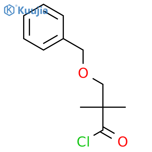 2,2-Dimethyl-3-(phenylmethoxy)-propanoyl Chloride structure