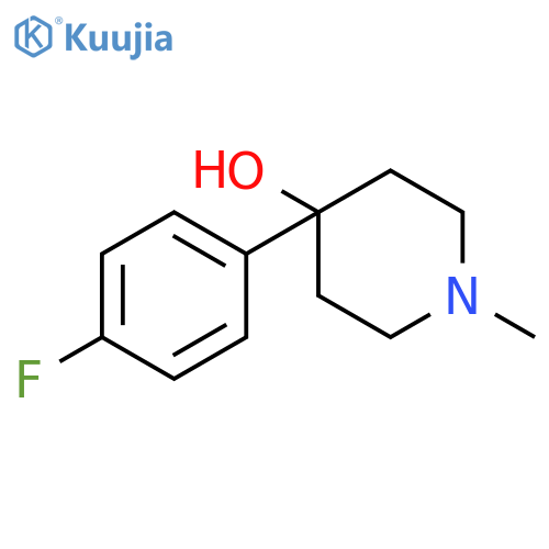 4-(4-fluorophenyl)-1-methylpiperidin-4-ol structure