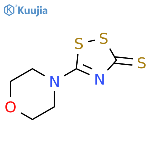 3H-1,2,4-Dithiazole-3-thione, 5-(4-morpholinyl)- structure