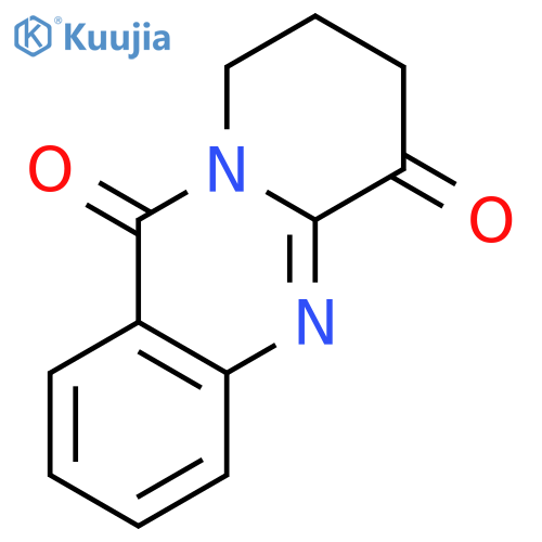 7H-Pyrido[2,1-b]quinazoline-6,11-dione, 8,9-dihydro- structure