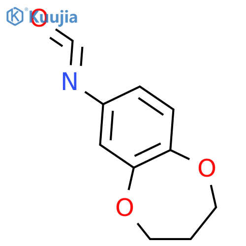 3,4-Dihydro-2h-1,5-benzodioxepin-7-yl isocyanate structure