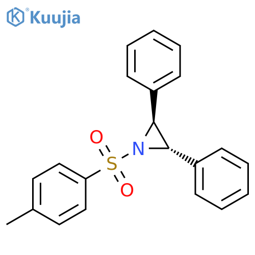 Aziridine, 1-[(4-methylphenyl)sulfonyl]-2,3-diphenyl-, (2S,3S)- structure