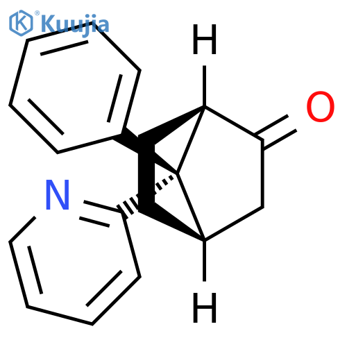 Bicyclo[2.2.1]heptan-2-one, 7-phenyl-7-(2-pyridinyl)-, (1R,4R,7S)-rel- structure