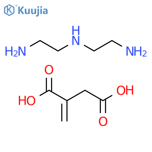 Butanedioicacid,methylene-,polymerwithN-(2-aminoethyl)-1,2-ethanediamine structure