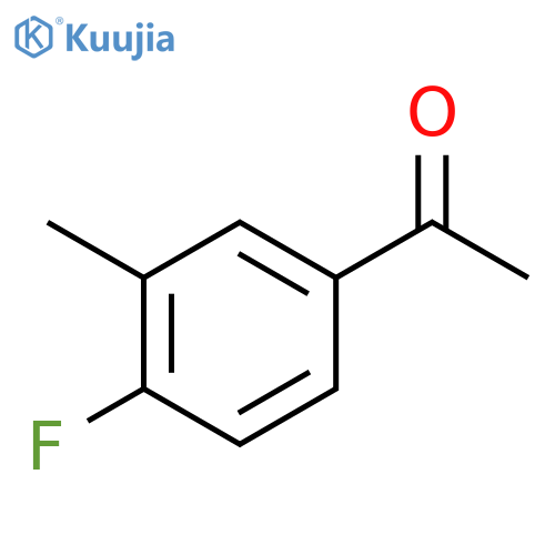 4-Fluoro-3-methylacetophenone structure