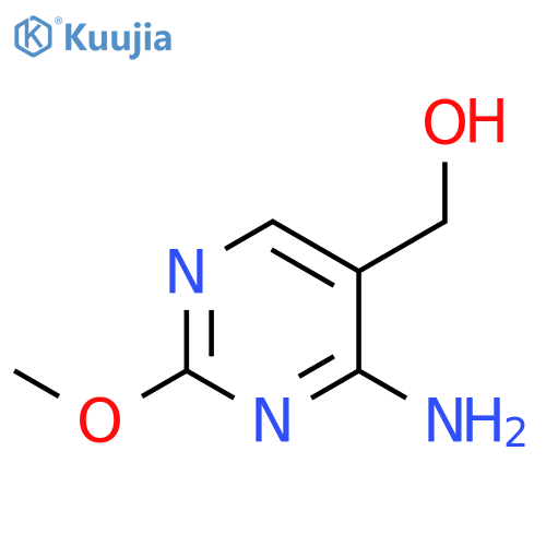 4-Amino-2-methoxy-5-pyrimidinemethanol structure