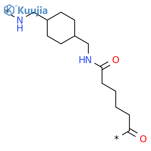 Poly[iminomethylene-1,4-cyclohexanediylmethyleneimino(1,6-dioxo-1,6-hexanediyl)] structure