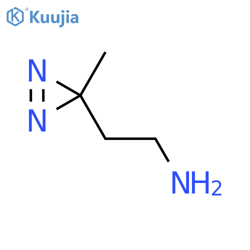 2-(3-Methyl-3H-diazirin-3-yl)ethan-1-amine structure