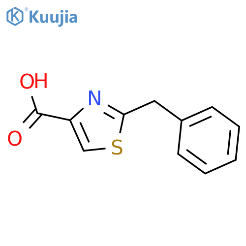 2-Benzyl-1,3-thiazole-4-carboxylic Acid structure